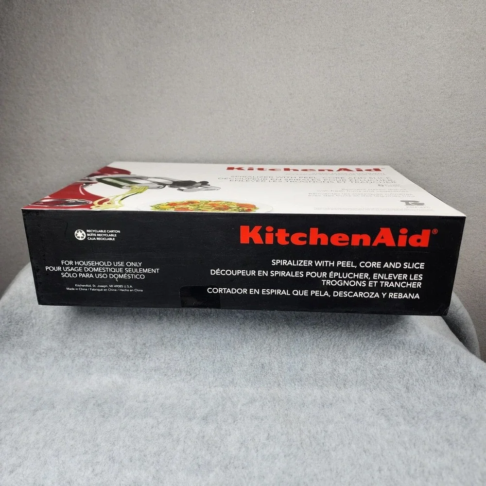 KitchenAid Spiralizer Stand Mixer Attachment Peel Core Slice‎ 5 Blade